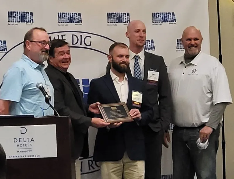 Hanover Pipe Receives HRUHCA Safety Award