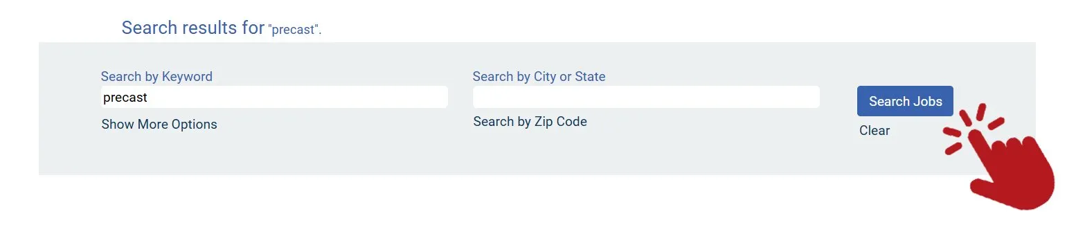 Career Page CMC search